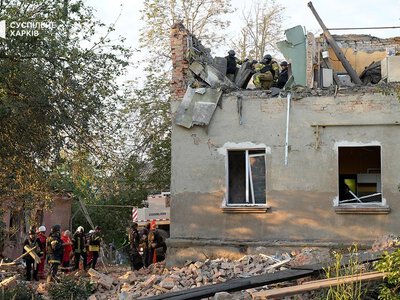 In Kharkiv, the body of a deceased person was recovered from under the rubble of a building after a KAB strike