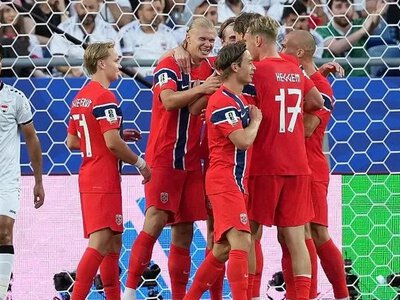 The Norwegian national team brought over 1000 kg of food to the World Championship