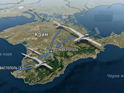Massive attack on Simferopol and Sevastopol in Crimea, strikes on Tavriyska Thermal Power Plant reported