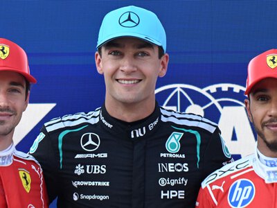 Austrian GP: George Russell takes confusing pole position as Max Verstappen crashes in dramatic qualifying