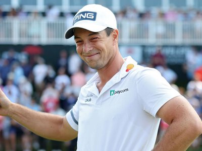 Travelers Championship: Viktor Hovland beats Scottie Scheffler in play-off as world No 1 botches short birdie putt