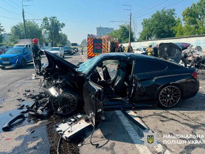 In Kyiv, a major accident - five cars collided, one dead and two injured