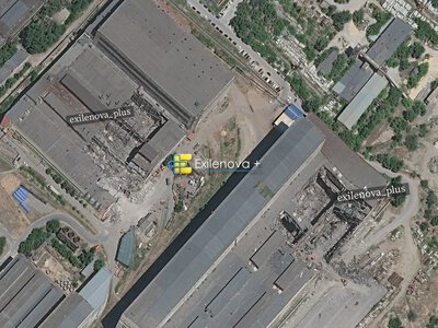 The network showed the consequences of the strike on the Russian plant Titan-Barricades by Ukrainian Flamingo missiles