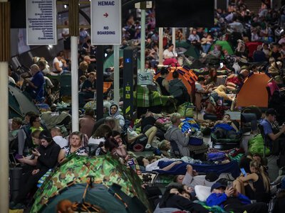 During the night shelling of Kyiv on July 2, over 50,000 people took shelter in the metro
