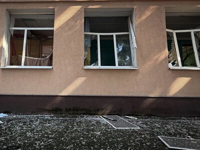 In Sumy, a Russian KAB damaged a children's educational institution, two female employees were injured
