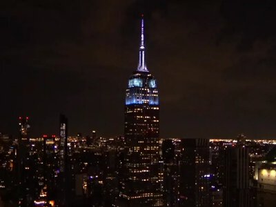 Empire State Building lit up for Taylor Swift and Travis Kelce's wedding