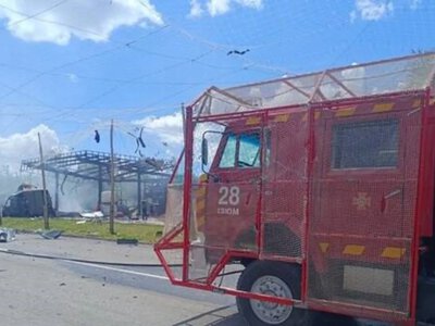 Russian strike on a gas station in Izium on July 5 - a man died, three women injured