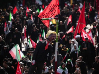 At Khamenei's funeral in Iran, calls for revenge against Trump were heard