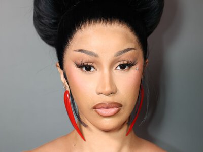 Cardi B's Sculptural Updo Is So Haute Couture
