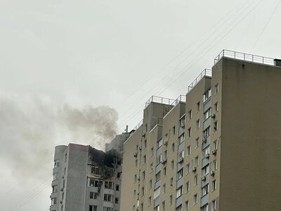 An enemy drone hit a high-rise building in the Desnyansky district of the capital - mayor