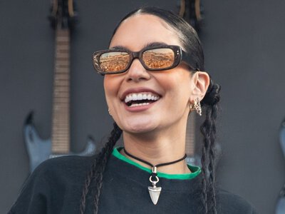 Vanessa Hudgens's Pickle Nails Are a Really Big Dill