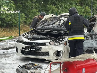 Russian UAV attacked a gas station in Zaporizhzhia: rescuers clarified the number of casualties