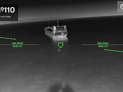 Unmanned Systems Forces struck 11 vessels of Russia's shadow fleet in the Sea of Azov overnight