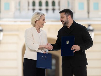 Ukraine and the EU have taken the first step towards a Drone Deal - Zelenskyy and von der Leyen signed a letter of intent