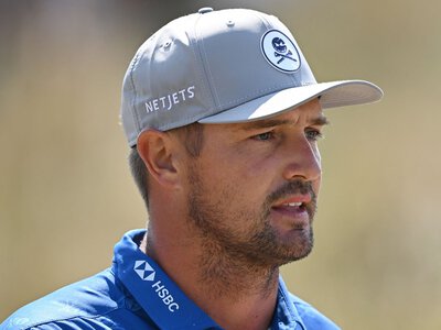 The Open: Lucas Herbert equals major history to lead as Bryson DeChambeau involved in Royal Birkdale rules drama