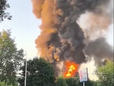 In the Moscow region, after a UAV attack, the Noginsk oil depot is on fire – Astra