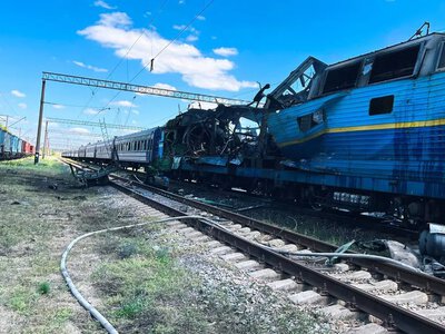 Russian UAV attacked the Kyiv-Zaporizhzhia passenger train - no casualties