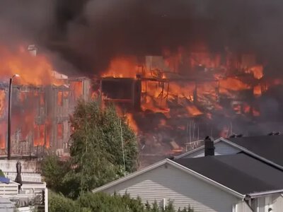 In Norway, the large-scale fire has still not been extinguished; evacuees are gradually being allowed to return home