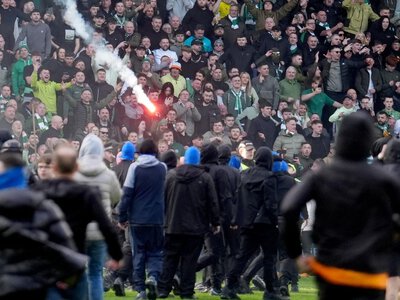 Old Firm pitch invasion: Rangers and Celtic charged by Scottish FA over trouble after Scottish Cup game at Ibrox