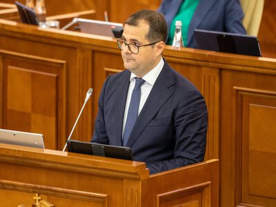 The Parliament of Moldova approved a new government headed by Prime Minister Vasile Tofan