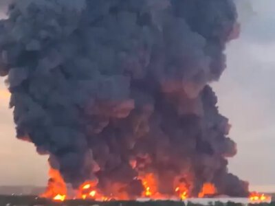 Zelenskyy confirmed the strike on logistics centers and an oil depot in Russia