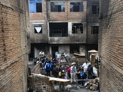 In Peru, a fire claimed the lives of 10 members of one family, including five children