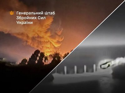 The General Staff reported hitting a tanker with Russian oil and a pontoon bridge in Donetsk region