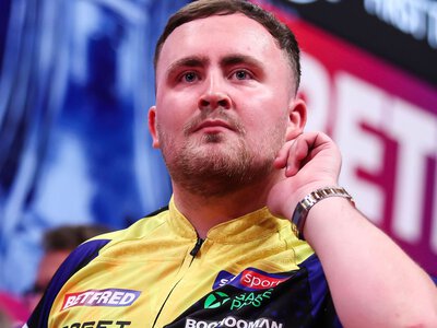 World Matchplay Darts: Luke Littler blows Josh Rock away and Dirk van Duijvenbode wins thriller against Gary Anderson to set up semi-final showdown