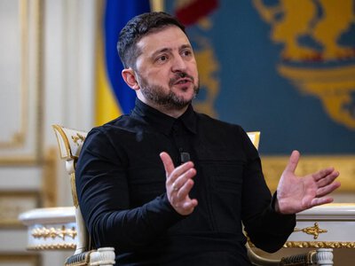 Zelenskyy stated that the US not only helped Ukraine but paid for the wall that restrains Russia