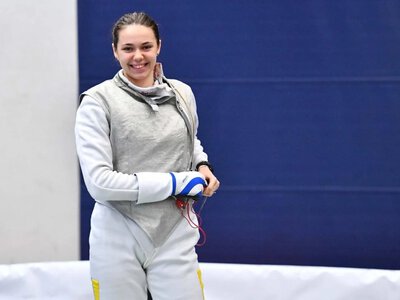 Alina Poloziuk won the first medal in the history of Ukraine at the World Fencing Championships in women's foil
