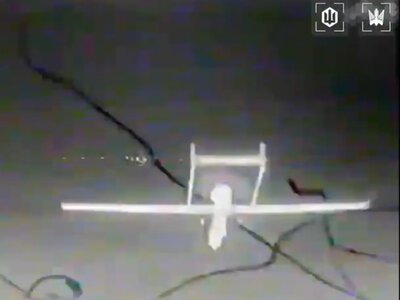 Unmanned systems forces hunted down a rare enemy drone Forpost-R over the Kursk region