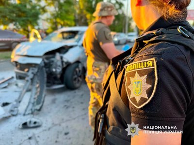 In Odesa, a car exploded for the second time in a day, the driver died on the spot, a female passenger was injured - police