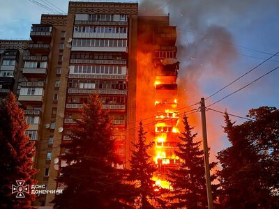 Russia dropped four KABs on Kramatorsk and hit a high-rise building, there are wounded