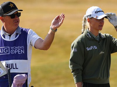 AIG Women's Open: Charley Hull plays down caddie prank criticism and tells people to 'lighten up' after staying in major mix