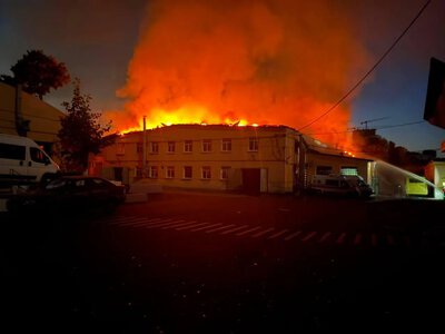 Russia struck Kyivmedspetstrans twice, five ambulances burned down