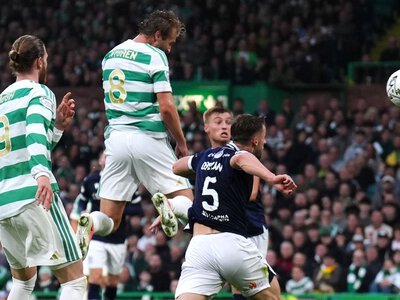 Celtic 1-0 Dundee: Benjamin Nygren heads defending Scottish champions to opening win as Kasper Hogh misses string of chances