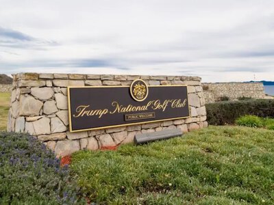 An armed man was detained near Trump's golf club ahead of the president's visit