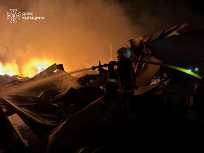 The State Emergency Service of Ukraine showed the consequences of a massive Russian missile attack on the Kyiv region