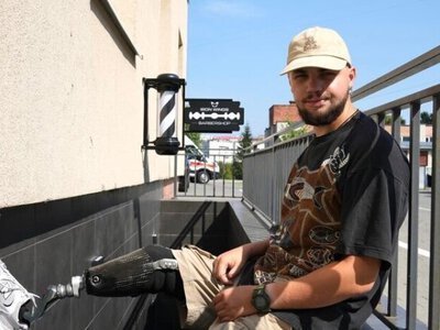Veteran opens barrier-free barbershop at St. Panteleimon Hospital in Lviv