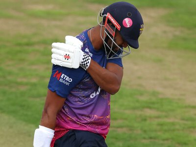 England opener Emilio Gay retires hurt with shoulder injury in Durham fixture