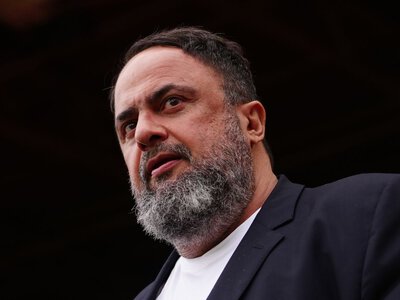 Evangelos Marinakis: Nottingham Forest owner suing Crystal Palace for defamation after banner at Selhurst Park