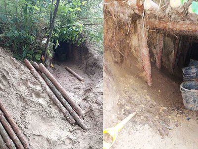 Tunnels on the border with Belarus have raised concerns about saboteurs infiltrating the Baltic countries