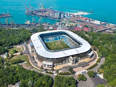 A significant part of the restoration work has already been completed at the Chornomorets Stadium