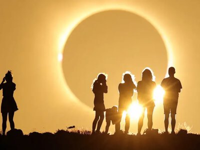 A total solar eclipse, which occurs once every 400 years, was seen in Europe