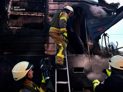 Zelenskyy reacted to Russia's attack on a train in Odesa region and shared a video