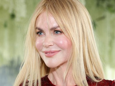 Nicole Kidman Makes a Case for Almost Invisible Brows on the Cover of British 