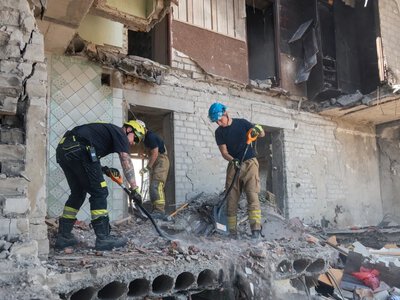 In Kharkiv, the cleanup following the strike on August 9 has been completed; more than 100 tonnes of debris were removed