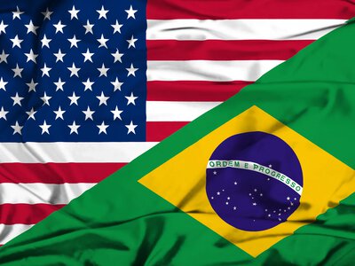 They wage war and profit from death — in Brazil, vandals covered the wall of the U.S. Embassy with graffiti over Trump's tariffs
