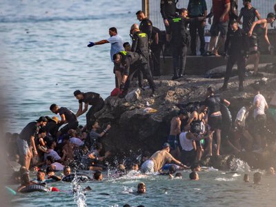Spain and Morocco strengthen the border amid fears of a new wave of migrants in Ceuta