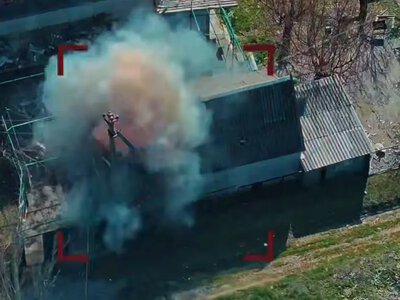 The DIU showed footage of Russian servicemen and equipment being destroyed in the Zaporizhzhia sector by RDK fighters